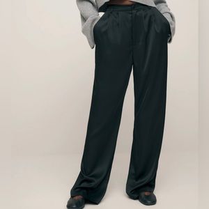 COPY - Reformation Mason Satin Pant | Black 🎉 Last One 🎀 NEW